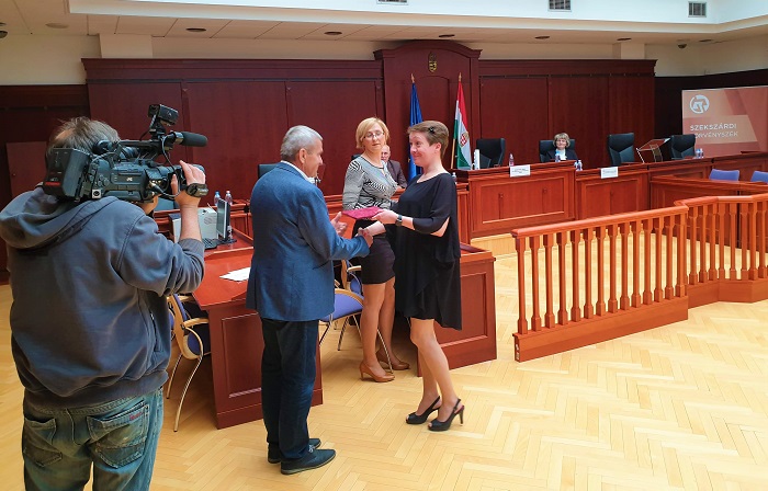 Bírósági ülnököket köszöntött az elnök